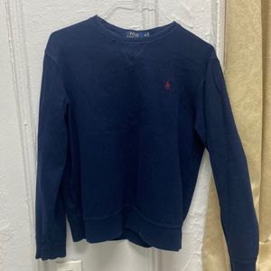 Polo Ralph Lauren / size Medium / color navy blue nd burgundy logo.